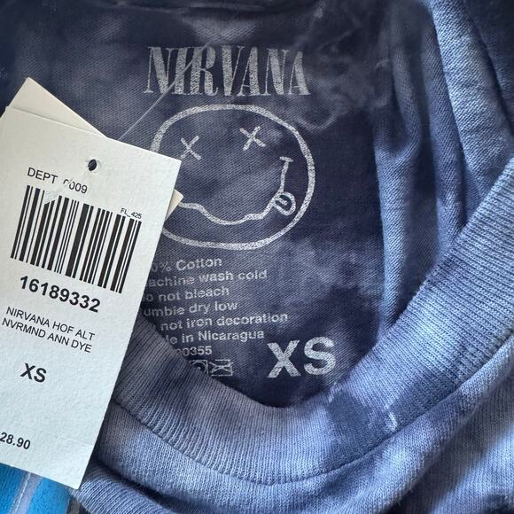 Nirvana Nevermind Tye Die Band Tee - Picture 5 of 5